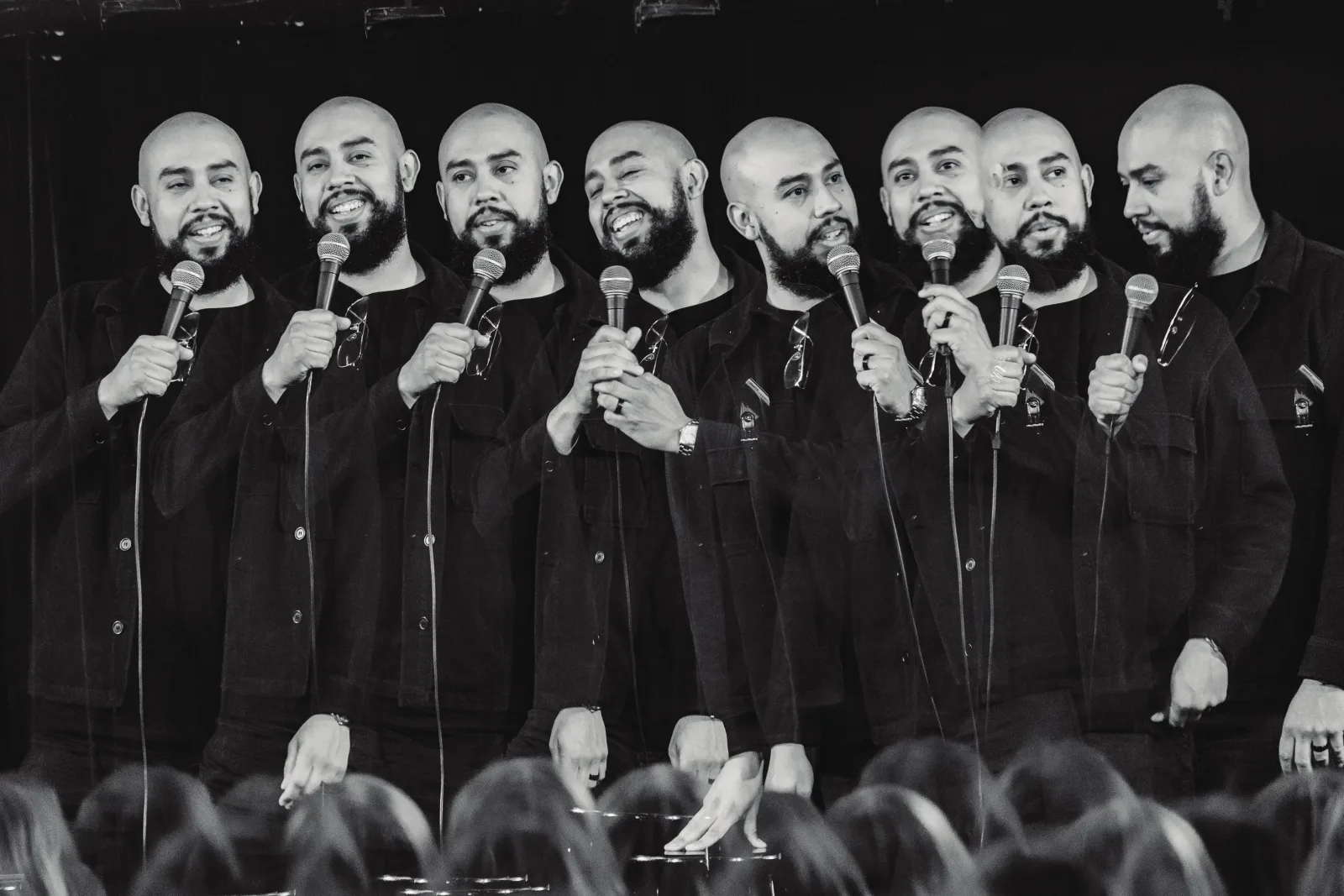 Jesús Trejo performing live on stage